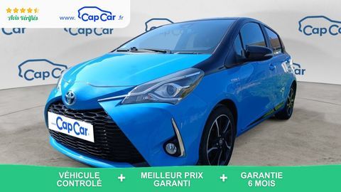 Toyota Yaris III 1.5 VVT-i 100h Hybrid e-CVT Cyan Edition - Premi&egrave;re main 2018 occasion Le Havre 76600