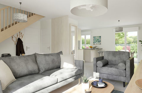   MAISON INDIVIDUELLE 106,19 m� � MAISSE Maison - 5 pi�ce(s) - 106 m�