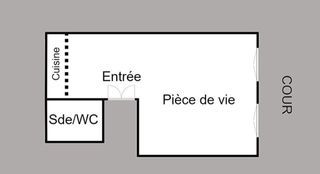  Appartement � vendre 1 pi�ce 21 m�