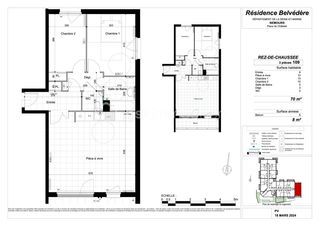  Appartement � vendre 3 pi�ces 69 m�