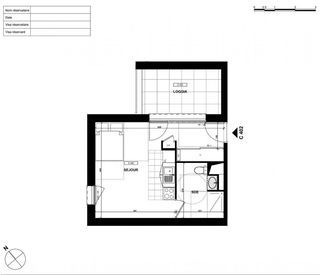  Appartement � vendre 1 pi�ce 28 m�