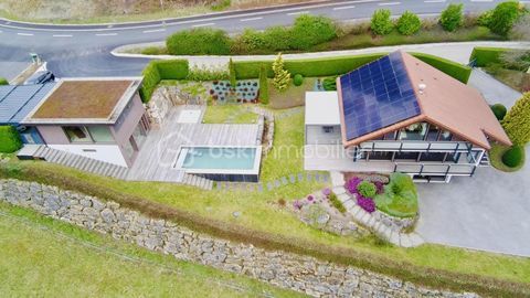   Propri�t� d'architecte Dunoyer � Panorama alpin exceptionnel, piscine & double habitation � Proche Annecy / Gen�ve / Chamonix Propri�t�/ch�teau - 10 pi�ce(s) - 276 m�