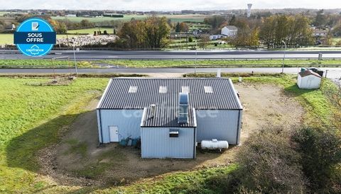 Local artisanal 275 m2 de 2018 isolation phonique sur axe N10 avec visibilit&eacute; 181900 86510 Chaunay