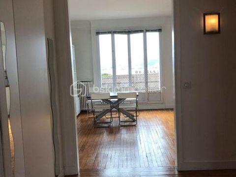   F3 �tage �lev� avec balcon plein sud&vue d�gag�e, secteur recherch� avec futur grand Paris Appartement - 3 pi�ce(s) - 59 m�