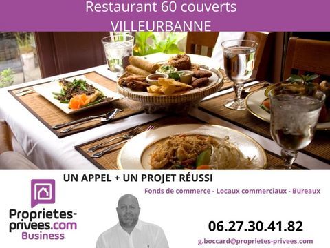 VILLEURBANNE - RESTAURANT 60 COUVERTS, TERRASSE 110000 69100 Villeurbanne