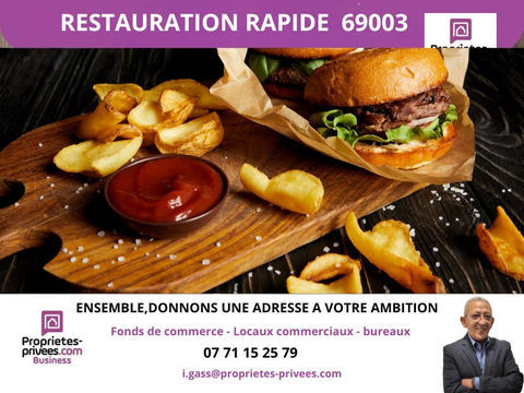 69003 LYON  - RESTAURANT  40 COUVERTS, TERRASSE 121000 69003 Lyon