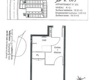  Appartement � vendre 1 pi�ce 19 m�