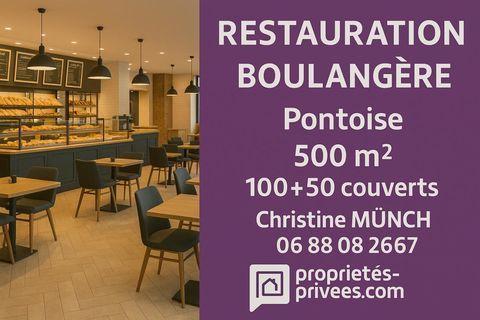 PONTOISE - 500 M&sup2; - RESTAURATION BOULANGERE, SNACK, SANDWICHERIE 490000 95300 Pontoise
