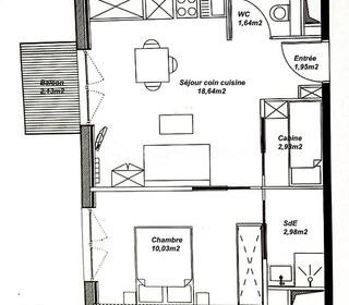  Appartement � vendre 2 pi�ces 38 m�