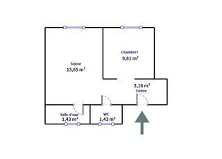  Appartement � vendre 2 pi�ces 29 m�