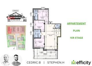  Appartement � vendre 4 pi�ces 81 m�