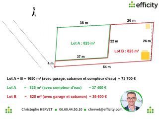  Terrain � vendre 1650 m�