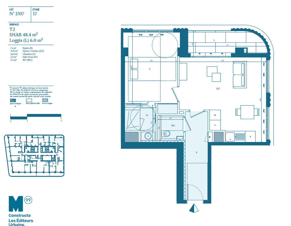 � vendre  Appartement Marseille 2