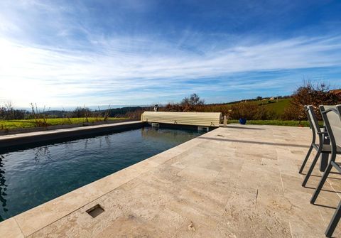   Villa contemporaine de 2022 avec sa piscine et une vue panoramique vallon�e Villa - 5 pi�ce(s) - 95 m�