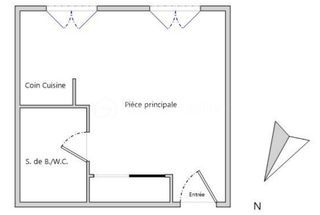  Appartement � vendre 1 pi�ce 20 m�