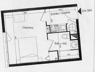  Appartement � vendre 1 pi�ce 21 m�