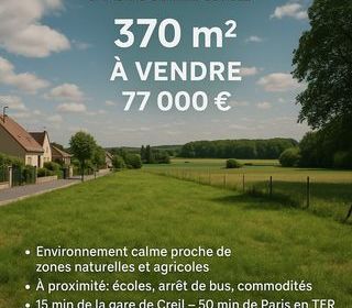  Terrain � vendre 370 m�