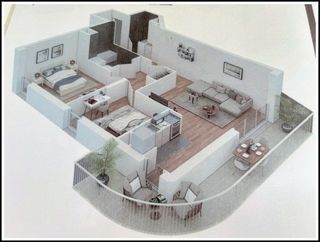  Appartement � vendre 3 pi�ces 65 m�