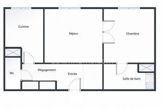  Appartement � vendre 2 pi�ces 44 m�