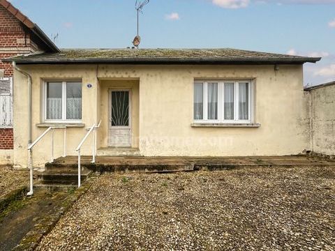   MAISON PLAIN-PIED � R�NOVER � ITANCOURT � COUR 80 m� � D�PENDANCE 60 m� � FORT POTENTIEL Maison - 2 pi�ce(s) - 63 m�