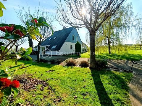   Maison en ossature bois de 174 m� � 3 hectares �  A Crouay Maison - 7 pi�ce(s) - 173 m�