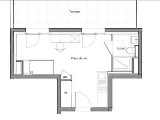  Appartement � vendre 1 pi�ce 22 m�