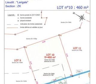  Terrain � vendre 460 m�
