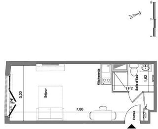  Appartement � vendre 1 pi�ce 27 m�