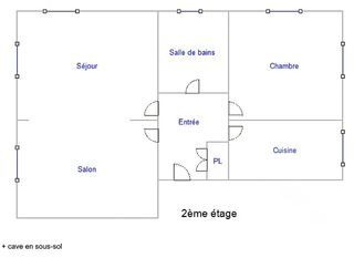  Appartement � vendre 2 pi�ces 66 m�