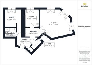  Appartement � vendre 2 pi�ces 55 m�