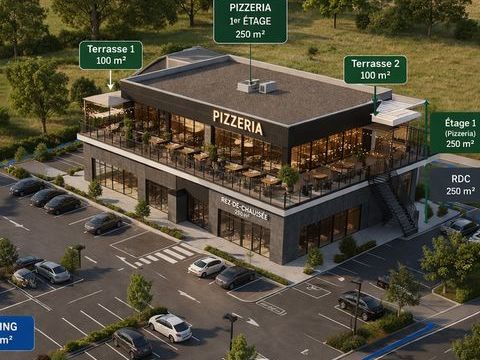 murs commerciaux en ZI  (38) 728000 38080 Saint alban de roche