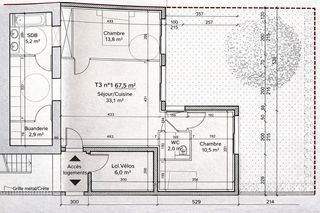  Appartement � vendre 3 pi�ces 67 m�