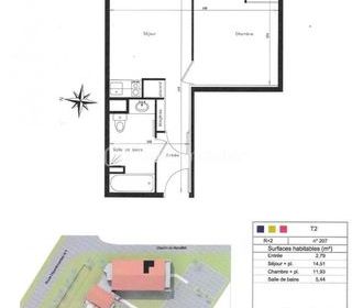  Appartement � vendre 2 pi�ces 34 m�