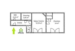  Appartement � vendre 2 pi�ces 38 m�