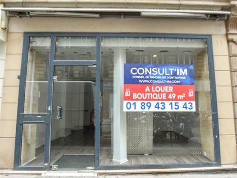 LOCATION PURE - Rue d'Alexandrie, &agrave; louer boutique de 49m&sup2; 1622 75002 Paris