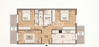  Appartement � vendre 3 pi�ces 68 m�