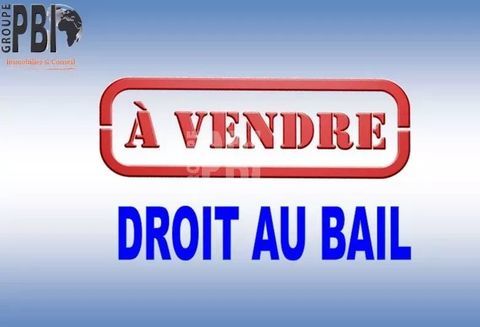 A vendre DROIT AU BAIL  CENTRE VILLE 33000 83260 La crau