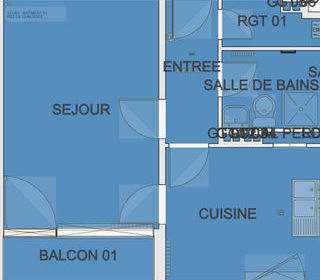  Appartement � louer 1 pi�ce 33 m�