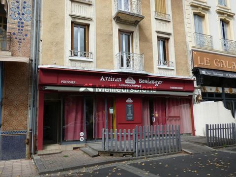 Fond de commerce Boulangerie avec bail tous commerces - Emplacement N&deg;1 en plein centre ville - Terrasse plein sud + appartement 75000 63150 La bourboule