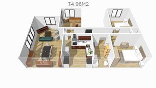  Appartement � vendre 4 pi�ces 95 m�