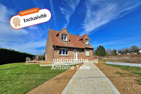   BUSIGNY 59137 - Pavillon individuel de 4 Chambres avec garage-sous-sol terrasse & jardin clos sur 1220m� Maison - 7 pi�ce(s) - 145 m�