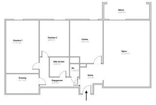  Appartement � vendre 3 pi�ces 69 m�