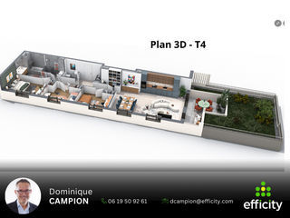  Appartement � vendre 4 pi�ces 97 m�