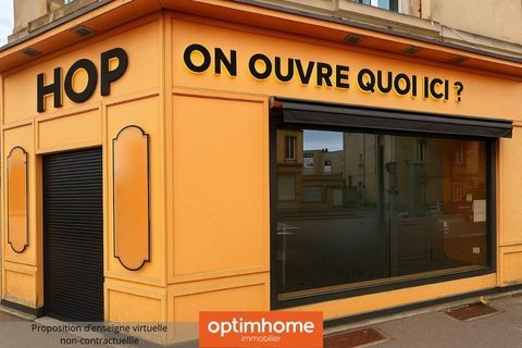 Local commercial libre et r&eacute;nov&eacute; � &Eacute;pinal � 74 m&sup2; � Fort passage 78000 88000 Epinal