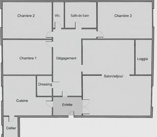  Appartement � vendre 4 pi�ces 88 m�