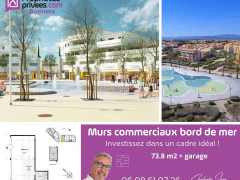 PORT LEUCATE -  MURS COMMERCIAUX 74 m&sup2; avec garage 179308 11370 Port leucate