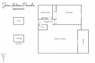  Appartement � vendre 2 pi�ces 43 m�