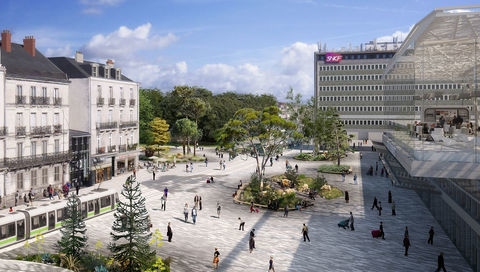 NANTES gare - MURS COMMERCIAUX LIBRES,  LOCAL 145 m&sup2; + 65m&sup2; 445757 44000 Nantes