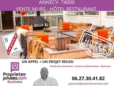 Secteur ANNECY - MURS COMMERCIAUX LOUES, HOTEL RESTAURANT  3000 m&sup2; de terrain 2898000 74000 Annecy