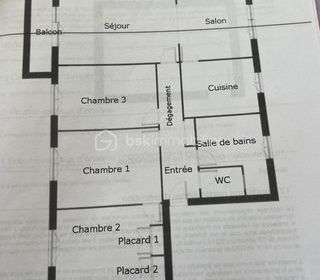  Appartement � vendre 5 pi�ces 86 m�